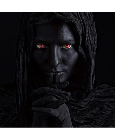 Aricona Red Annual Colored Contact Lenses - Prescription-Free Halloween Lenses | Cold Blood - Buy Online on GoSupps.com