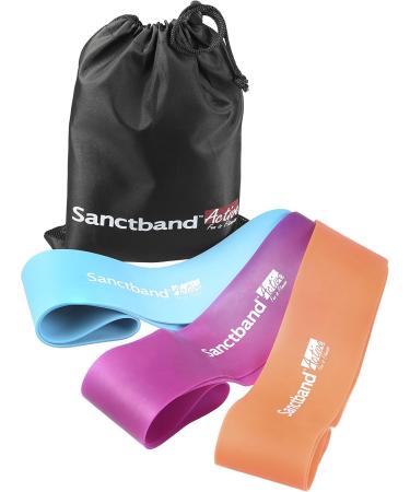 3 in 1 Loop Band Kit - Amber Purple & Teal | Medium Heavy Extra Heavy Resistance Bands for Effective Training | International Shipping Available - Buy Online on GoSupps.com