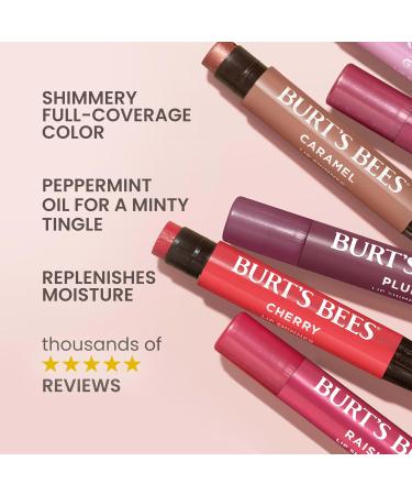 Burt's Bees Lip Shimmer Peony Warm Luminescent Color High Impact Instant Moisture with Shea and Cocoa Butters 100% Natural Origin 0.09 Ounce (Pack of 2)(Packaging May Vary) - Buy Online on GoSupps.com