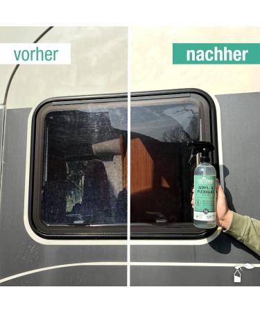 Bio-Chem Acrylic & Plexiglass Cleaner - 750ml Spray & Microfiber Cloth | Gentle Glass Cleaning for Windows - Buy Online on GoSupps.com