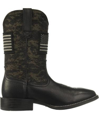 ARIAT Men's Sport Patriot Western Boot 11 - Black Deertan/Black Camo Print - Buy Online on GoSupps.com