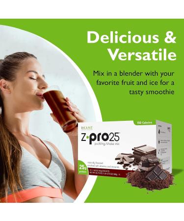 R-Kane Z-Pro25 Chocolate Shake Mix - 25g Protein, Low Calorie Meal Replacement for Weight Loss - Kosher, 14 Packets - Buy Online on GoSupps.com
