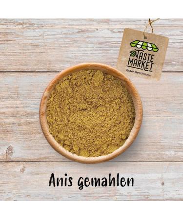  TASTE Guter Geschmack 1 kg ground anise | bread spices | ground anise seeds | spices | anise powder | spices | anise spices | sausage spices - Buy Online on GoSupps.com