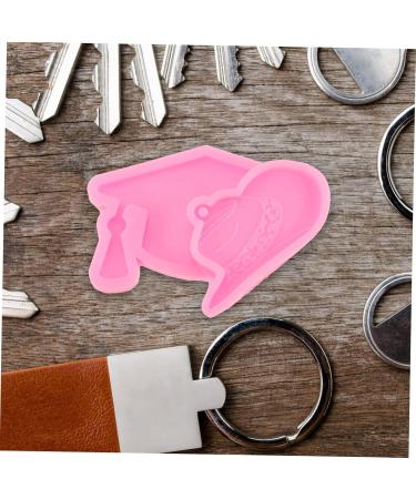 STOBOK Graduation Gift 2pcs Key Chains for Crafts Resin Molds Football Charms Congrats Keychain Mold Jewelry Candy Portable - Buy Online on GoSupps.com