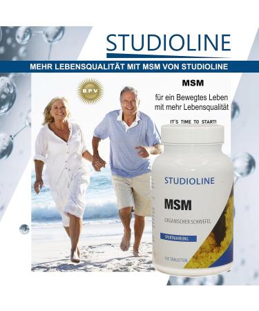  B.P.V MSM Tablets | 105 Capsules | Maximum Dose 5000 mg Daily Dose | Organic Sulfur | Methylsulfonylmethane - Buy Online on GoSupps.com