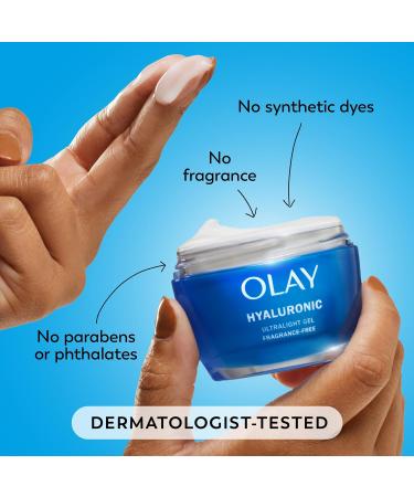 Olay Regenerist Hyaluronic + Peptide 24 Gel Face Moisturizer, Fragrance-Free, Trial Size, .5 oz 0.5 Fl Oz (Pack of 1) - Buy Online on GoSupps.com
