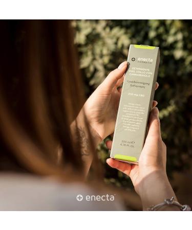  Enecta Enecta - Face and neck cleansing lotion with hemp extract 200 mg/200 ml removes impurities and respects the natural pH of the skin. - Buy Online on GoSupps.com