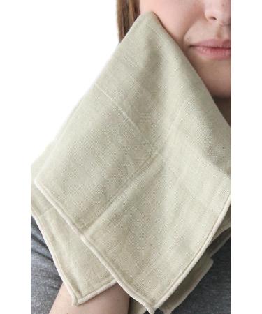 Nawrap Organic Cotton Face Towel - Durable, Absorbent & Quick-Dry - Green - Buy Online on GoSupps.com