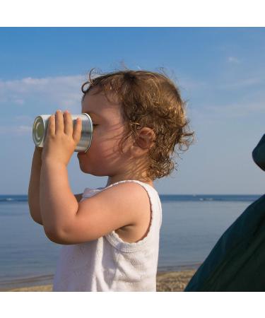 FARSEE 8 oz Stainless Steel Sippy Cups for Kids and Toddlers - 4 Pack | Silicon Sippy Lids | Metal Drinking Glasses - Buy Online on GoSupps.com