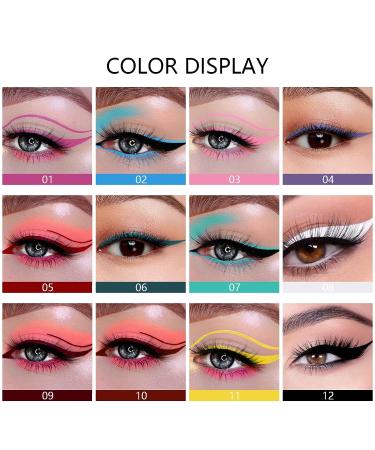 Espoce Dark Green Liquid Eyeliner 0.12 Oz - Quick-Drying, Long-Lasting & Ultra-Fine Colored Eyeliner for Eye Makeup - Buy Online on GoSupps.com