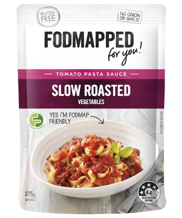 Fodmapped Slow Roasted Vegetables Tomato Pasta Sauce 375 g