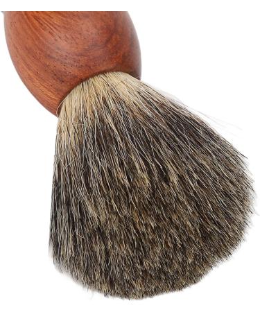 Professional Portable Shaving Brush for Men - Ergonomic Wooden Handle Soft Hair Elegant Design | Ideal for Home & Salon Use - Buy Online on GoSupps.com