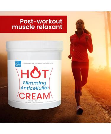 Bleu & Marine Bretania - Hot Effect Lipo Reducing Anti Cellulite Cream 500ml | Thermo Active Sport | Abdominal Sculpting | Thigh/Buttock Fat Elimination Pack of 1 - Buy Online on GoSupps.com