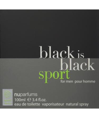 YVES SAINT LAURENT Nu Parfums Black is Black Sport Eau de Toilette Spray for Men 3.4 Ounce (Pack of 2) 3.4 Fl Oz (Pack of 2) - Buy Online on GoSupps.com