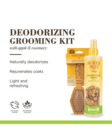 Burt's Bees Dog Deodorizing Spray - Apple & Rosemary 10 fl oz | Natural Pet Freshener - Buy Online on GoSupps.com
