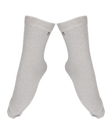 1 Pair Conductive Socks Reduce Foot Pain SwellingElastic Electrode Socks Massage Socks for TENS Instrument Ankle Socks for Unisex