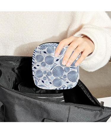 Shop Anna Cowper Conch Seecke Pattern Storage Bag - Feminine Menstrual Cup & Tampon Holder for Women & Teens | Portable Multi-Colored Period Pocket - Buy Online on GoSupps.com
