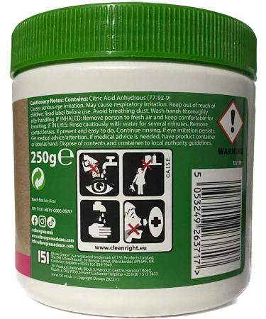Elbow Grease Citric Acid 250g - Buy Online on GoSupps.com