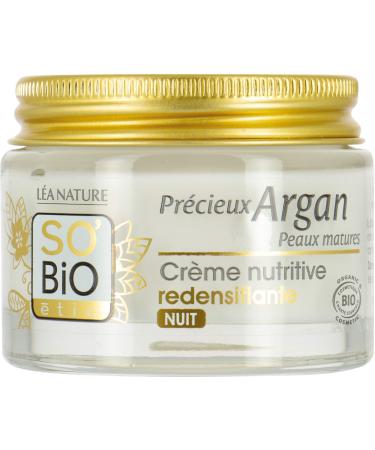 SO'BiO tic Pr cieux Argan Cosmos Organic Redensifying Nourishing Night Cream 50 ml