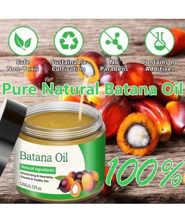 100% Raw Batana Oil for Hair Growth | Dr. Sebi Pure Organic Oil from Honduras | Anti Hair Loss & Split Ends | 4.2 FL oz - Buy Online on GoSupps.com