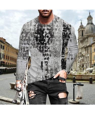 Men's Slim Fit Long Sleeve Workout Shirt - White, Large | Athletic Leisure Wear - Buy Online on GoSupps.com