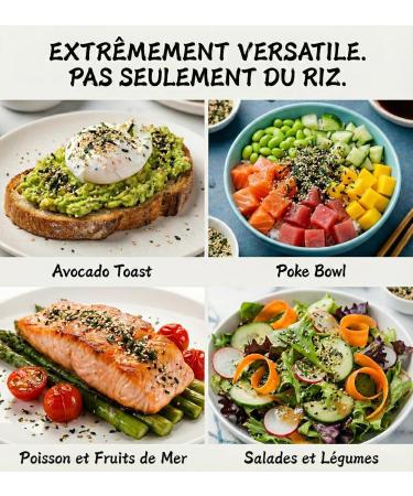 Umami Furikake Bio (100g) Assaisonnement Japonais Fabriqu en Italie M lange Croquant de S same et Algues Nori Sans Additifs Vegan Pour Riz Sushi Poke et Salades Classic - Buy Online on GoSupps.com
