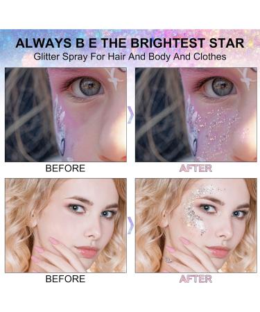 Body Glitter Gel Long Lasting Body Shimmer Gel Face Glitter for Body Face Lip Eye Hair Nails Glitter Makeup Liquid Body Glitter Gel for Festival Art Party Halloween Makeup (6 Pack) 5PCS Body Glitter Gel - Buy Online on GoSupps.com