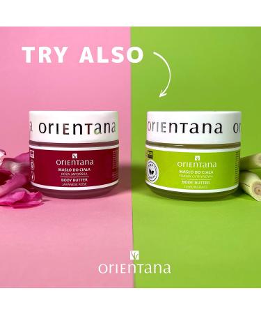 Orientana Natural Body-Face Hair Butter - Indian Jasmine Moisturizes & Restores Elasticity 100g | International Shipping Available - Buy Online on GoSupps.com