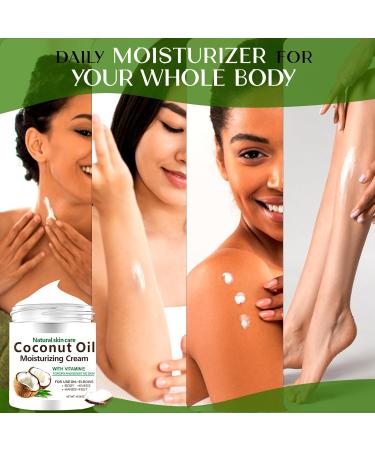 Coconut Oil Moisturizing Cream & Arabica Coffee Scrub Set Nourishing Coconut Face Cream & Body Exfoliator 2-Piece Skin Care Combo for Smooth Soft Skin - Buy Online on GoSupps.com