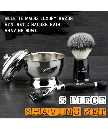 New Silver Pointed Roofs Shaving Brush - Fiber Bristle Black Resin & Metal Handle - Jagshaving Collection - Buy Online on GoSupps.com