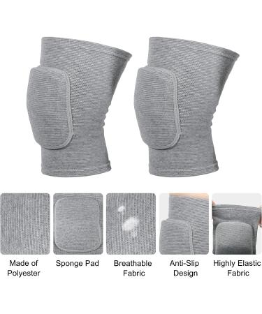 VOCOSTE Knee Brace Protection Sponge Pads - Soft Breathable Support for Sport Gym Skating - Size L Gray - Buy Online on GoSupps.com