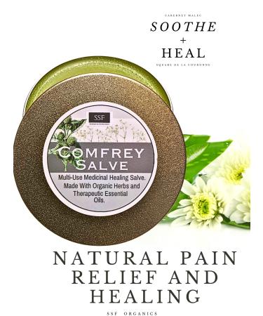 Serendipitous Summer Farms SSF Healing Comfrey Salve for Wound Care Skin Conditions Blisters Sore Muscles Post Surgery Healing Arthritis & Joint Pain