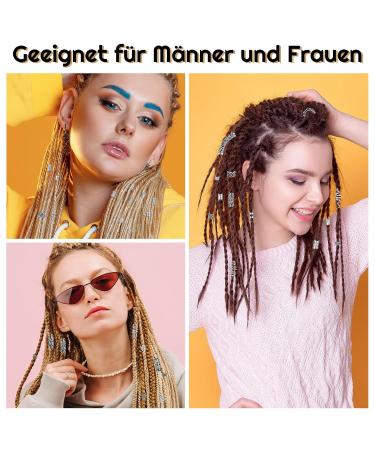 Camp Trip 219 Pieces Dreadlocks Jewelry Set | Nordic Hair Pearls & Beard Accessories | Viking Hair Pearls with Jewelry Box - Buy Online on GoSupps.com