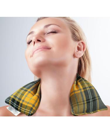 Amazing Health Unscented Wheat Bags Microwavable Hot and Cold Pack for Men and Women - Microwave Heat Pad with Natural Wheat Heat Pack Cotton Tartan Microwave Wheat Bag for (Yellow Tartan) Yellow Tartan Medium - Buy Online on GoSupps.com