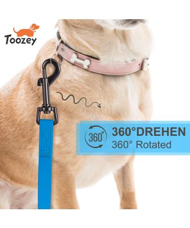 TOOZEY 5m Blue Training Lead for Dogs with Hand Loop - Waterproof and Robust Dog Leash Set - Ideal for Large to Small Dogs - Buy Online on GoSupps.com