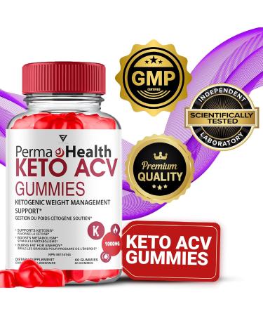 (3 Pack) Perma Health Gummies PermaHealth Keto ACV Gummies Perma Health Apple Cider Vinegar Weight Management Support Supplement Perma Health Canada Max Strength Health Gummy Formula (180 Gummies) - Buy Online on GoSupps.com