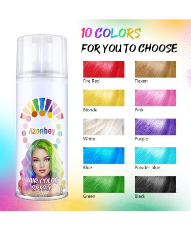 Buy Temporary Hair Color Spray & Wax - Azonbey Kids Hair Dye Pomade #Purple | 1-Day Washable & Easy to Use - Buy Online on GoSupps.com