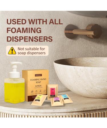 YLNALO Foaming Hand Soap Tablets | 16 Pack Refills - 16 x 12 fl oz | Variety Fragrance Moisturizing Hand Wash - International Shipping Available - Buy Online on GoSupps.com