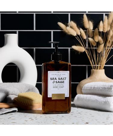 Body Prescriptions Crimson & Oak Men's Deep Cleansing Hand Soap with Pump Dispenser 17 Fl Oz (Pack of 2) Sea Salt & Sage - Buy Online on GoSupps.com