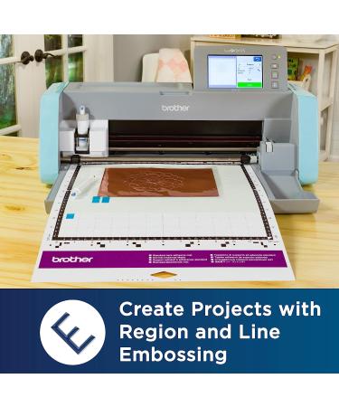 Brother ScanNCut Embossing Brass Metal Sheets - 2 Pieces for Custom Cards & Home Decor - Buy Online on GoSupps.com