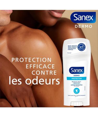 Sanex dermo Protector Deodorant Stick - 24H Freshness Anti-Odor Dermatologically Tested Restores the Skin's Natural PH - Stick 65 ml - Buy Online on GoSupps.com