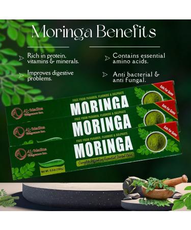 Infinix Moringa and Clove Toothpaste with Myrrh Oil Sage Oil White Oak Bark Clove and Menthol - Paraben Free Refreshing Oral Care for Sensitive Teeth - Halal - Pack of 6 - Buy Online on GoSupps.com