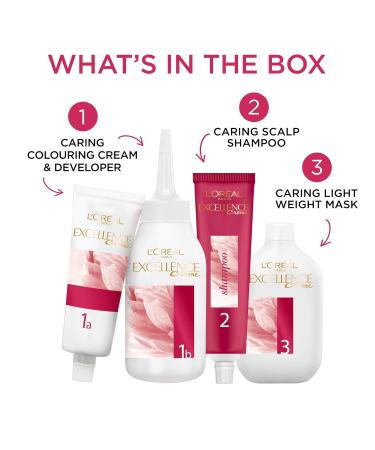 L'Oreal Paris Excellence 5.3 Golden Brown Hair Color - Pack of 3 | International Shipping Available - Buy Online on GoSupps.com