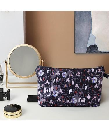 Adorable Wednesday Addams Makeup Bag for Women - Roomy & Portable Cosmetic Pouch for Camp, Vacation & Travel - Perfect Gift for Girls (Moon) - Buy Online on GoSupps.com