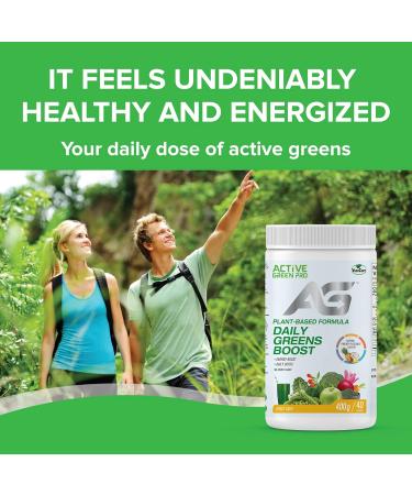 Active Green Pro - Greens Powder 14 Superfoods - Perfect for Smoothies - Antioxidants Fiber Vitamins & Minerals - Detox Your Body and Improve Health and Mood Natural Pineapple-Coconut Flavour Natural Pineapple - Coconot Flavour - Buy Online on GoSupps.com