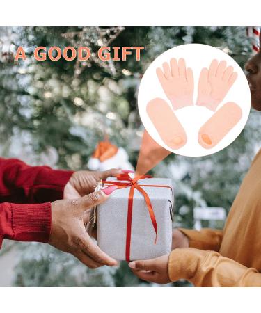 Minkissy Womens Mittens Moisturizing Gloves and Socks for Dry Cracked Feet Heels Hands Skin Repair for Foot Care Booties and Heel Glove for Women Girls Khaki Ladies Mittens - Buy Online on GoSupps.com