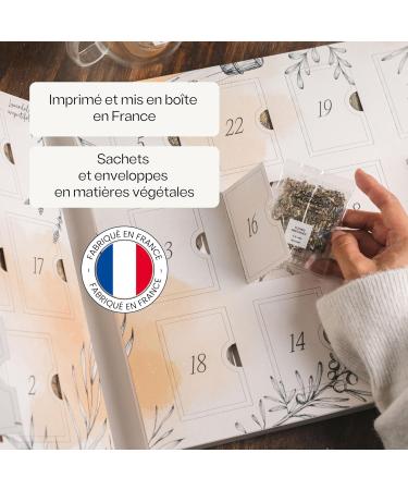 Horae - Calendrier de l'Avent tisane infusion bio 2025-24 tisanes dont 1 bouquet infuser partager - Infusions bien- tre florales et de saison produites en France - Id e cadeau de No l - Buy Online on GoSupps.com