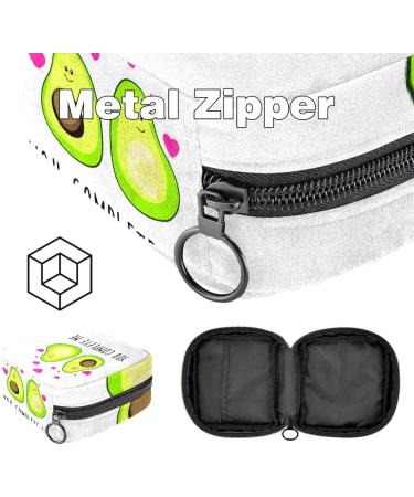 Women's Cute Fruits Red Heart Binding-Up Bag | Stylish Tampon Storage with Zip Pockets | Multi-Functional Menstrual Bag - Buy Online on GoSupps.com