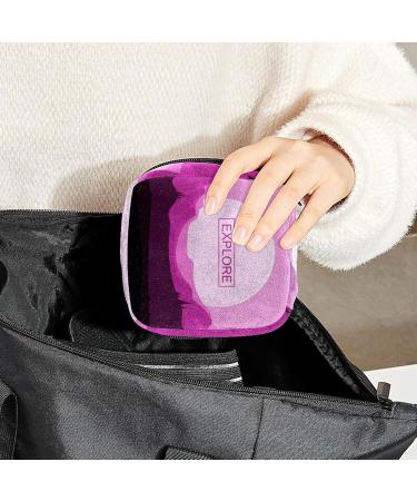 Women's Portable Period Kit - Bonds Storage Pockets Holder in Sunset Pattern | Feminine Product Bag for Girls - Buy Online on GoSupps.com