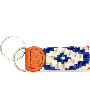 Huck Venture Leather Hand-Stitched Needlepoint Key Fob or Key Chain Gaucho - Buy Online on GoSupps.com
